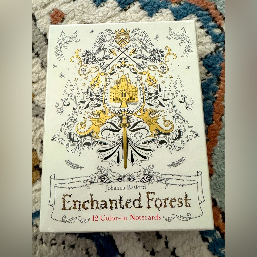 NWT Johanna Basford Enchanted Forest Notecards